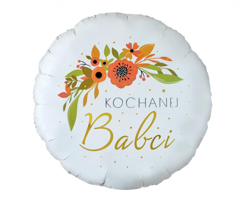 BALON FOLIOWY KOCHANEJ BABCI, 18'