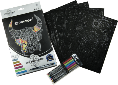 ZESTAW ANTYSTRESOWY CENTROPEN ANTI-STRESS BLACK 9390