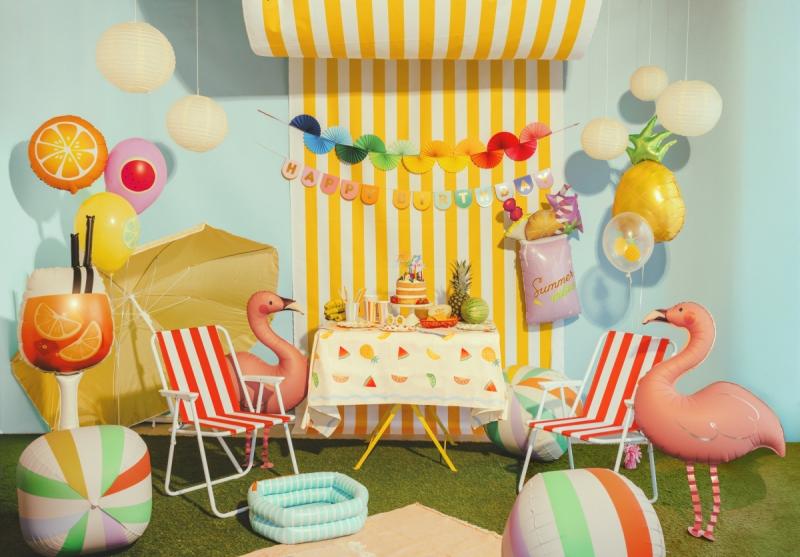 BALON FOLIOWY POMARAŃCZA 35CM POMARAŃCZOWY