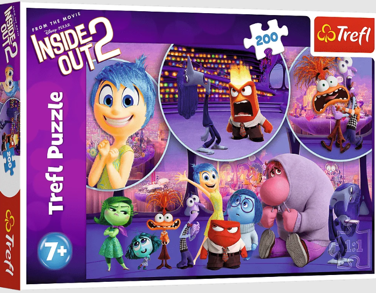 PUZZLE 200 TREFL DZIECIĘCE EMOCJE DISNEY INSIDE OUT 2