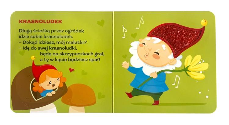 KSIĄŻECZKA RYMOWANKI DOTYKANKI-IDZIE JEŻ