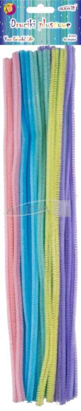 DRUTY PLUSZOWE DP-8266 MIX KOL. PASTELOWYCH A/40