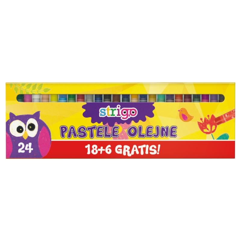 PASTELE OLEJNE 24 KOLORY