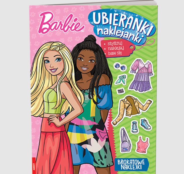 KSIĄŻECZKA BARBIE. UBIERANKI NAKLEJANKI