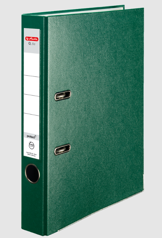 SEGREGATOR A4/5 HERLITZ PP ZIELONY Q.FILE