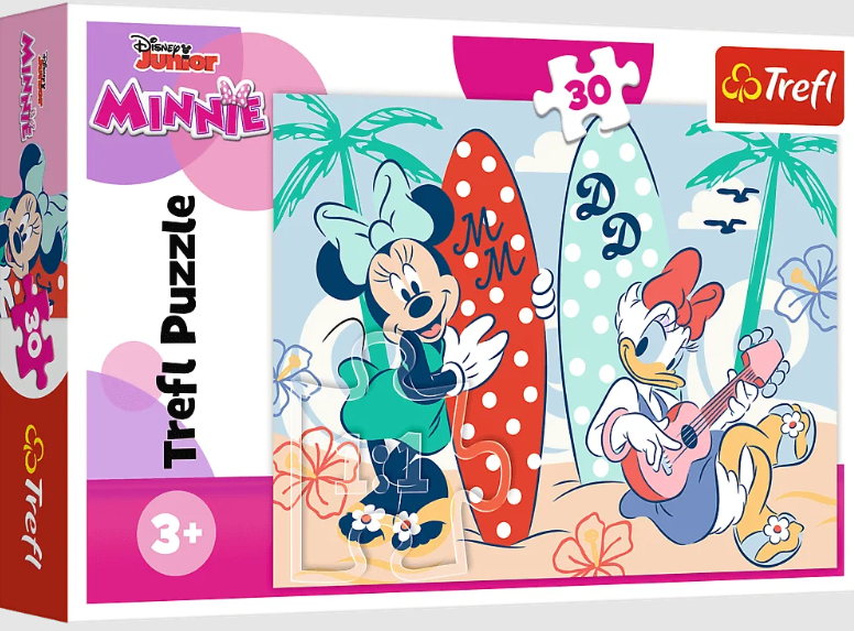 PUZZLE 30 TREFL KOLOROWA MINNIE