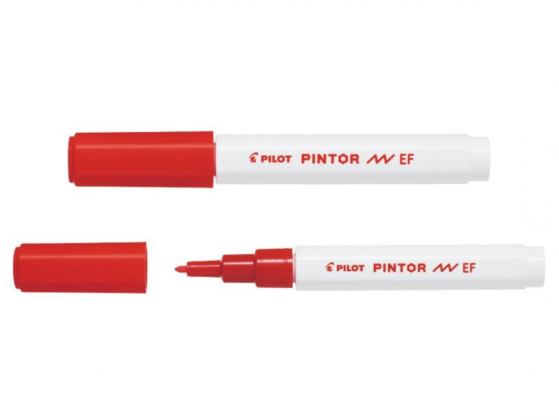 MARKER PILOT PINTOR EF CZERWONY
