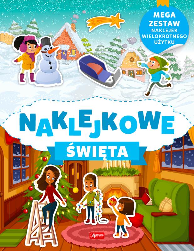KSIĄŻECZKA NAKLEJKOWE ŚWIĘTA