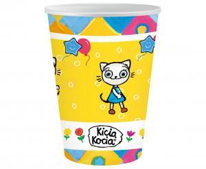 KUBECZKI PAP. KICIA KOCIA (LICENCJA), 250 ml, 6 szt.