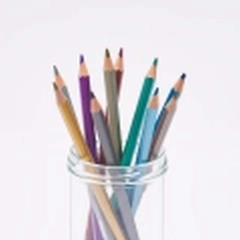 KREDKI 12 PELIKAN METALLIC HEXAGONALNE