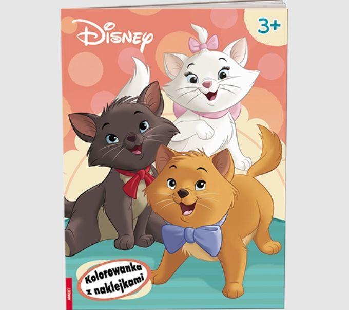 KSIĄŻECZKA DISNEY CLASSIC. KOLOROWANKA Z NAKLEJKAMI