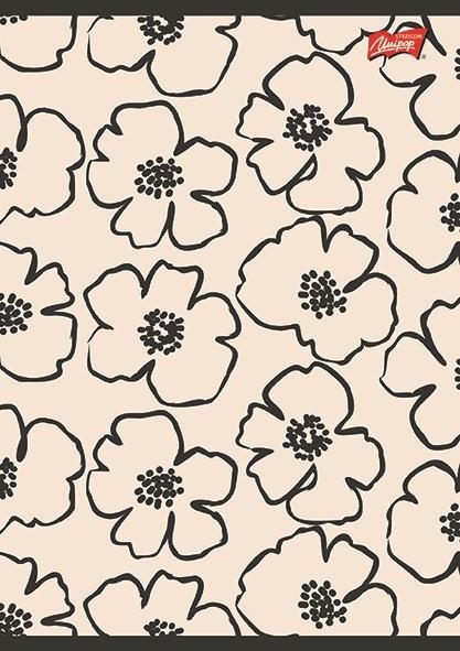 ZESZYT A5/80 = MONO BLOOMS LAMINOWANY