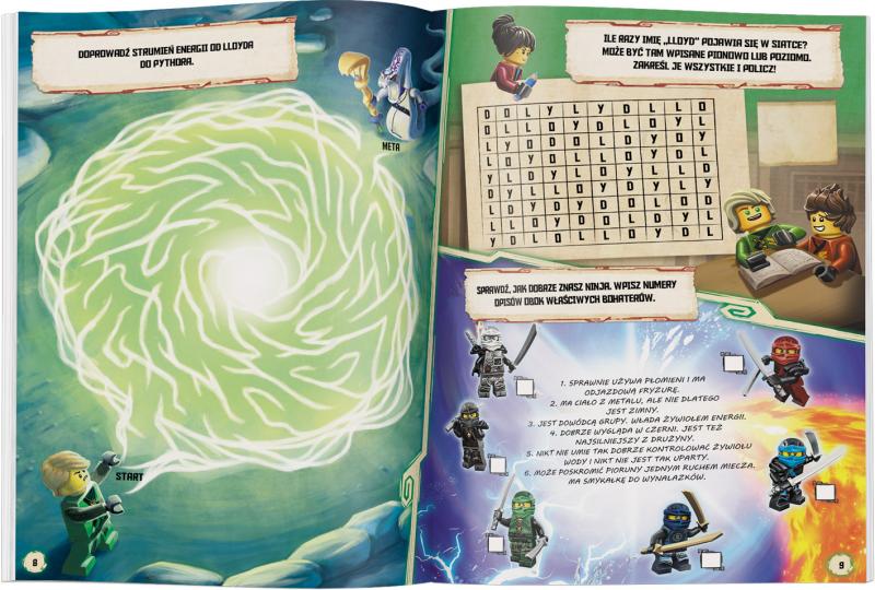 KSIĄŻECZKA LEGO NINJAGO. MISJE ZIELONEGO NINJA