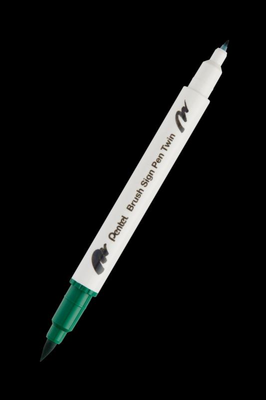 PISAK PĘDZELKOWY BRUSH KOMPLET A/6 ZIELONE WZGÓRZA