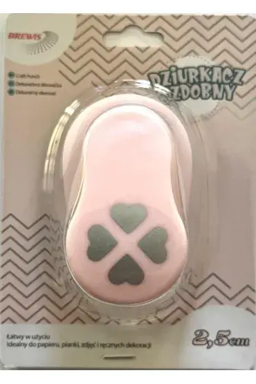 DZIURKACZ OZDOBNY 2.5 CM D25-90 SERCA WALENTYNKI