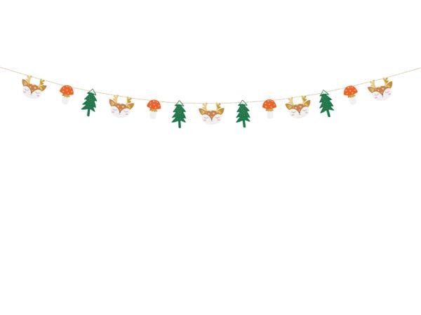 GIRLANDA PAPIEROWA LAS 1,7CM
