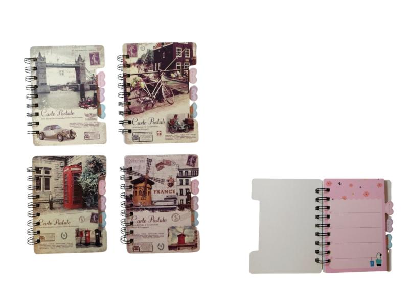 NOTES A6 NA SPIRALI Z REGISTRAMI XQ 64-001 MIASTA
