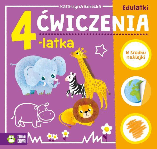 KSIĄŻECZKA EDULATKI.ĆWICZENIA 4-LATKA