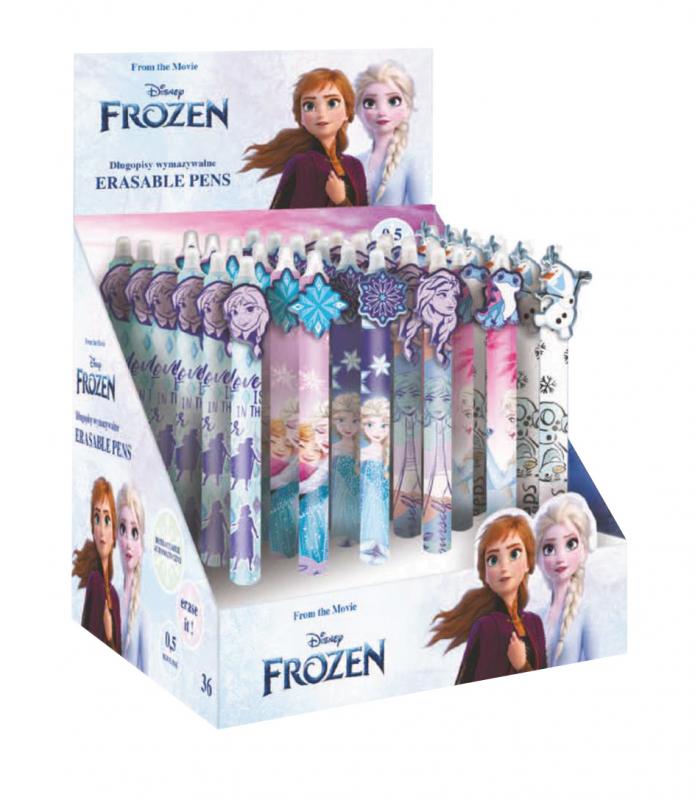 DŁUGOPIS WYMAZYWALNY AUT. FROZEN DISPLAY 36 SZT DISNEY CORE