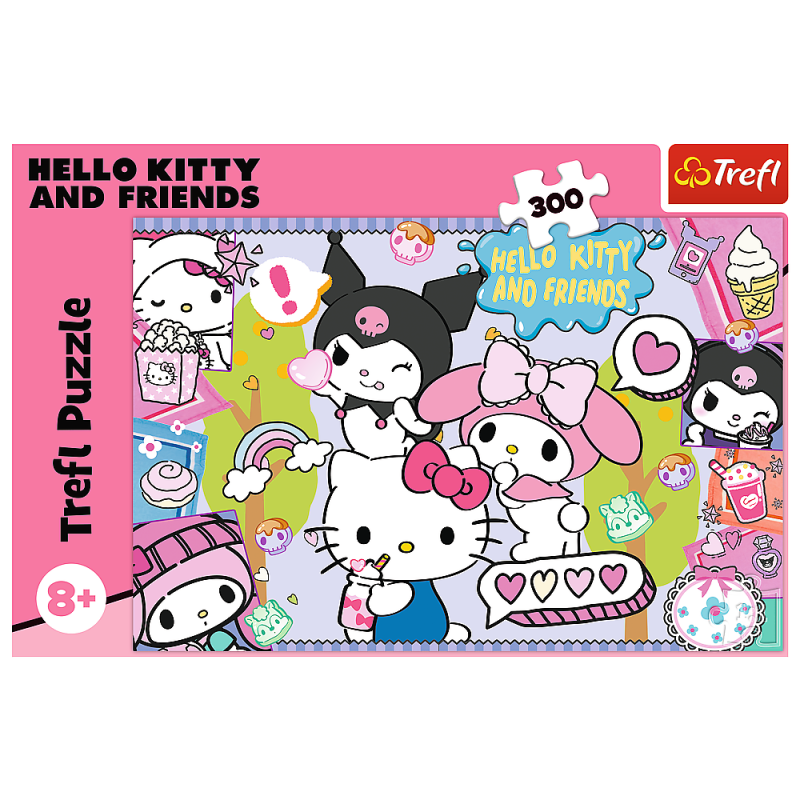 PUZZLE 300 TREFL SZALONE TRIO / HELLO KITTY
