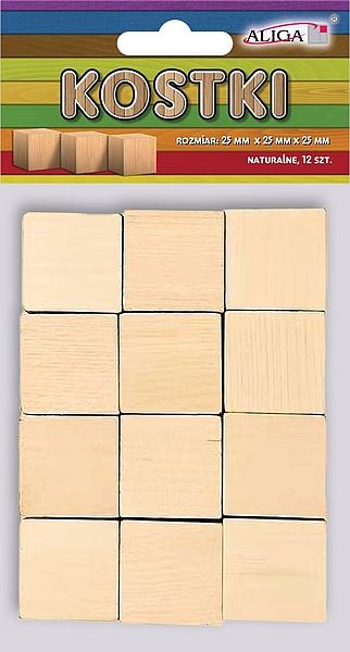 KOSTKI NATURALNE PK-2090 A/12 25X25X25MM