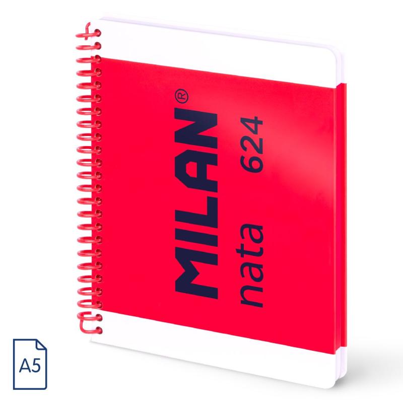 NOTES A5/80 GŁADKI RÓŻOWY NATA