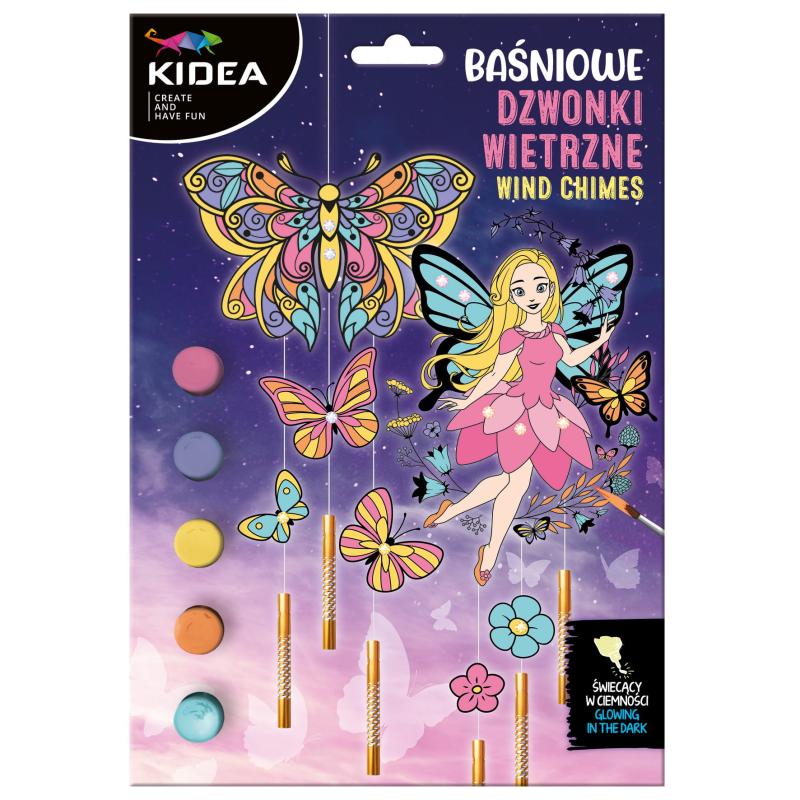 BAŚNIOWE DZWONKI WIETRZNE ŚWIECĄCE W CIEMNOŚCI KIDEA