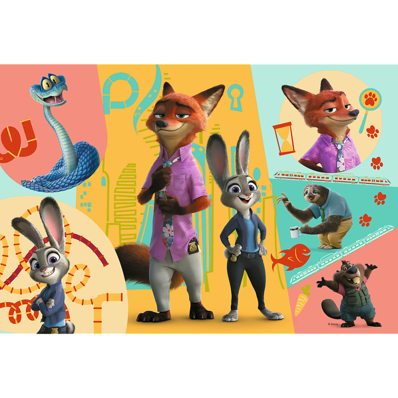 PUZZLE 160 TREFL RAZEM W ZWIERZOGRODZIE ZOOTOPIA 2