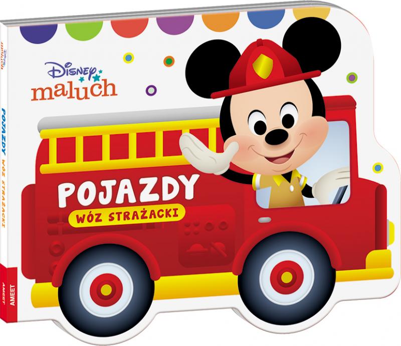 KSIĄŻECZKA DISNEY MALUCH. POJAZDY WÓZ STRAŻACKI