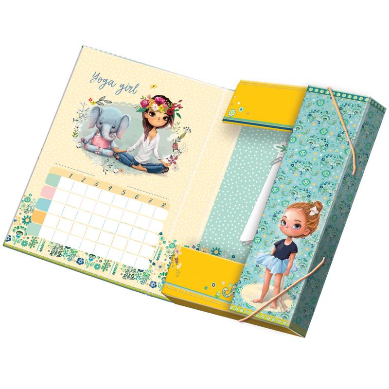 TECZKA A4/4CM YOGA GIRL
