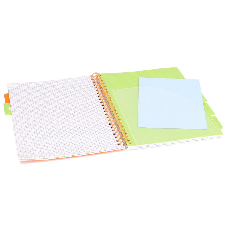 KOŁOZESZYT A4/100# NEON GRANATOWY 80G STRIGO