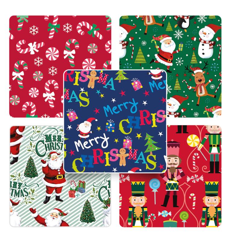 PAPIER DO PAKOWANIA CHRISTMAS KIDS MIX