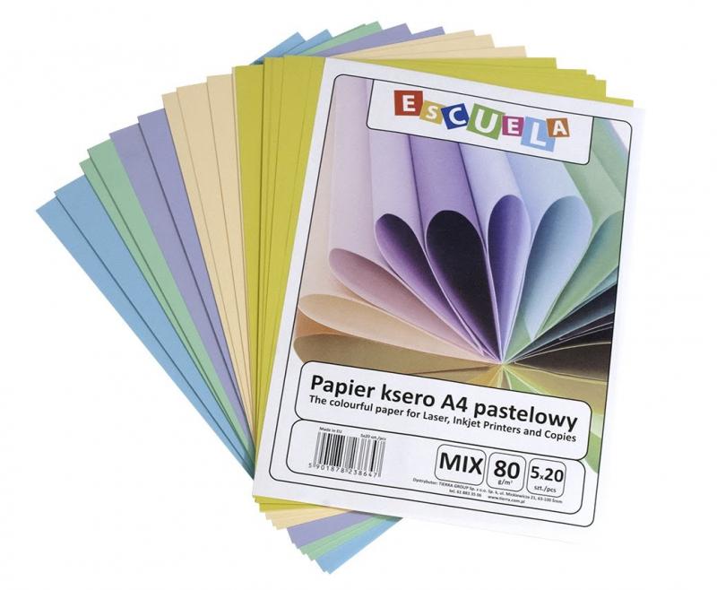 PAPIER KS.A4 PASTEL TIERRA MIX
