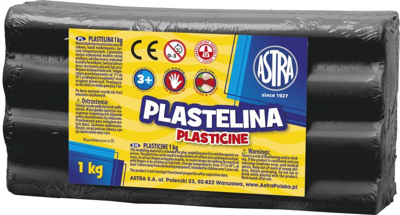 PLASTELINA 1KG ASTRA CZARNA