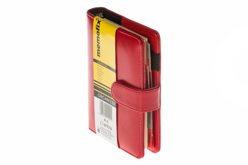 ORGANIZER A6 MEMOFIX K CZERWONY