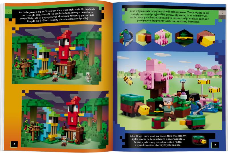 KSIĄŻECZKA LEGO MINECRAFT. W POSZUKIWANIU MOBÓW