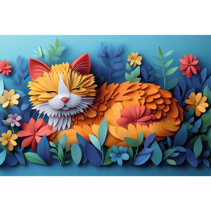 PUZZLE 160 TREFL PAPER ART: KOTEK