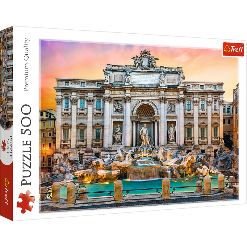 PUZZLE 500 TREFL FONTANNA DI TREVI, RZYM