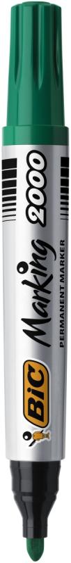 MARKER PERMANENTNY BIC ZIELONY OKRĄGŁY A12