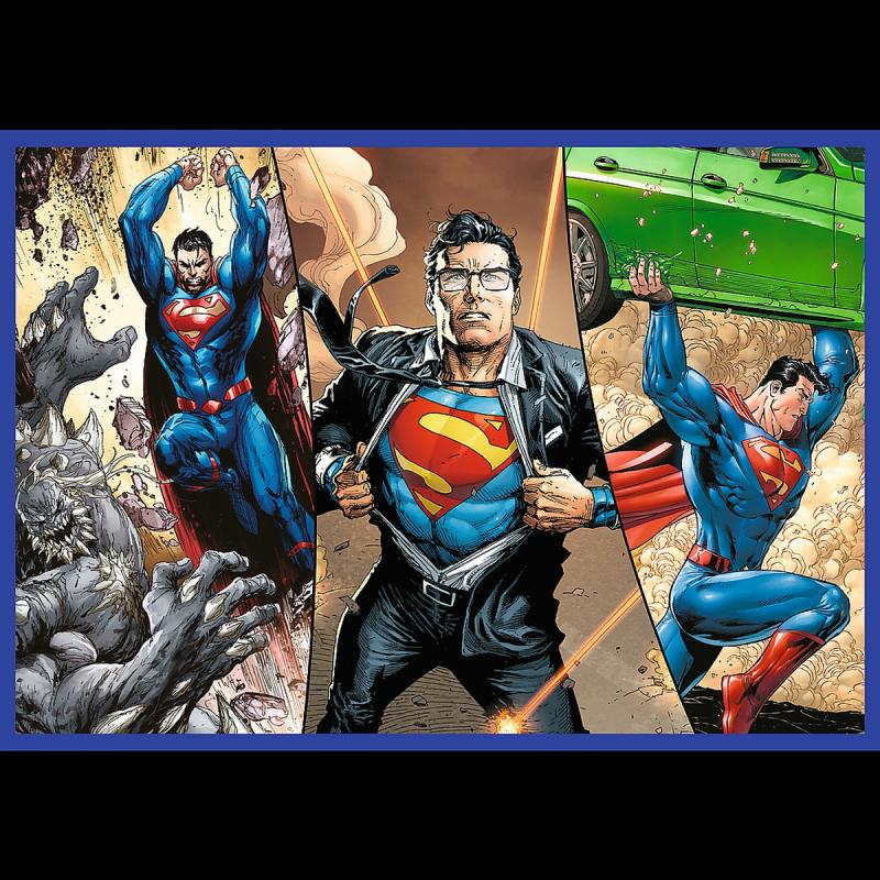 PUZZLE 4X250 TREFL ODWAGA SUPERMANA
