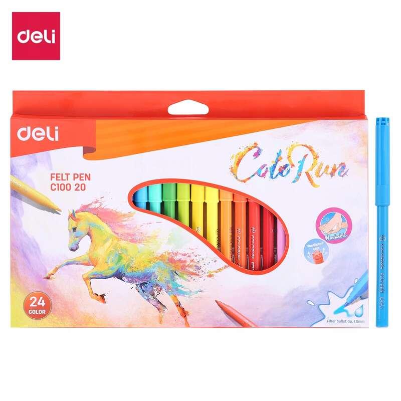 FLAMASTRY 24 COLORUN DELI