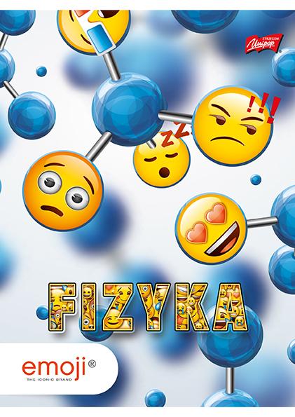 ZESZYT A5/60 # LAMINOWANY FIZYKA EMOJI