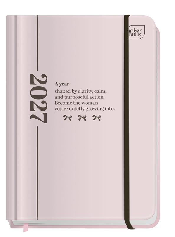 KALENDARZ KSIĄŻKOWY A6/192 MAT + UV SIMPLICITY 2027