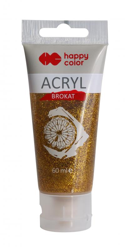 BROKAT AKRYLOWY 60ML ZŁOTY HAPPY Color