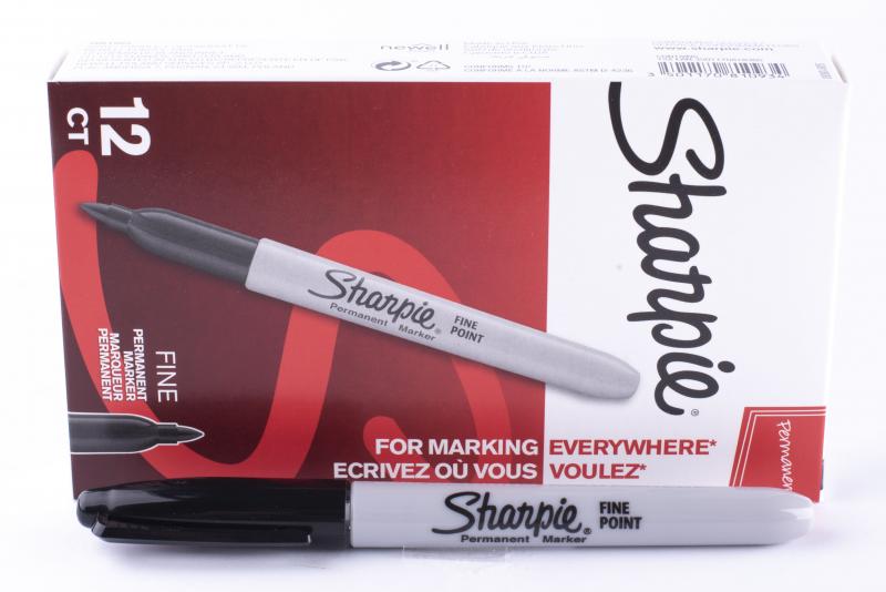 MARKER PAPER SHARPIE PERM.CZARNY Z CIENKĄ KOŃCÓWKĄ