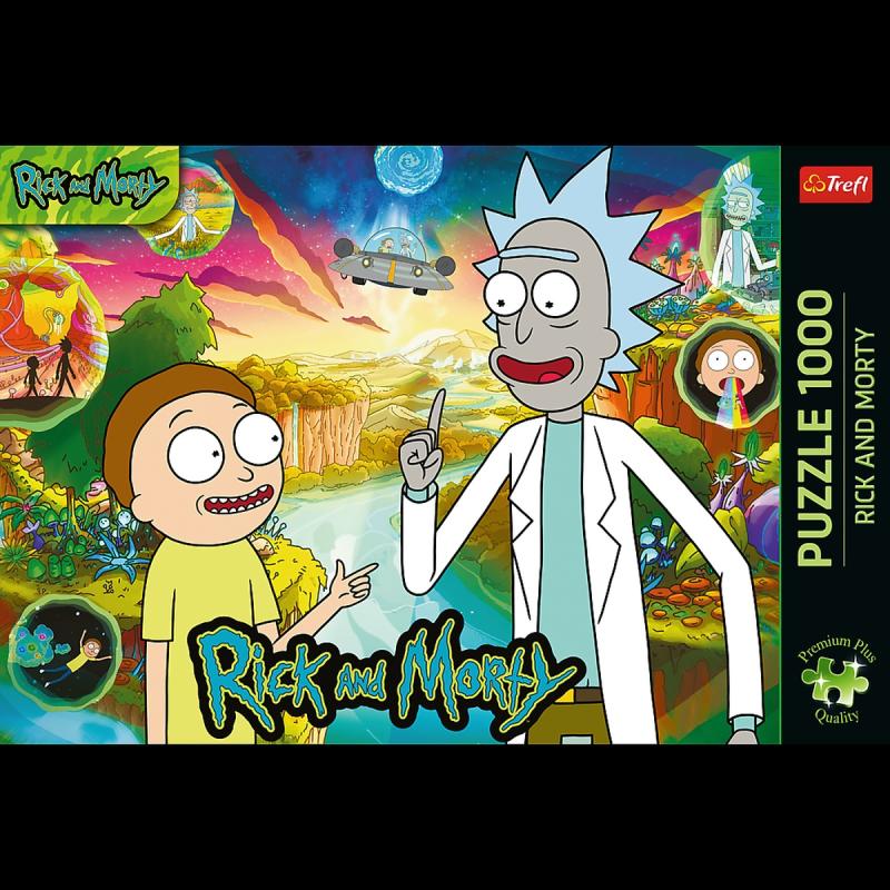 PUZZLE 1000 TREFL RICK I MORTY