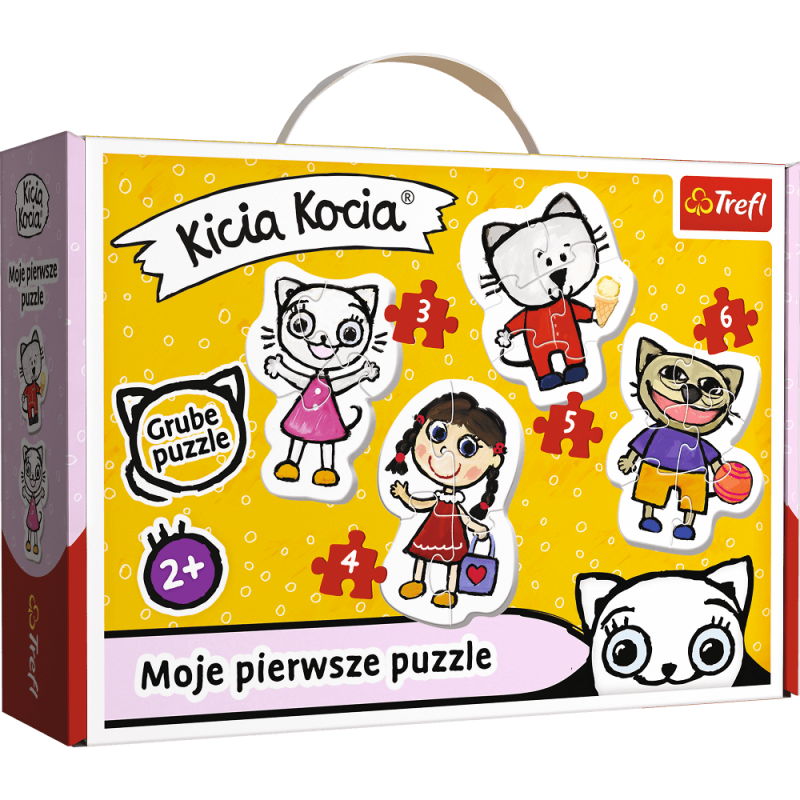 PUZZLE BABY CLASSIC WESOŁA KICIA KOCIA