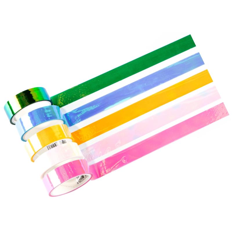 TAŚMA KLEJĄCA OZDOBNA MIX WASHI TAPE NEON NARCISSUS