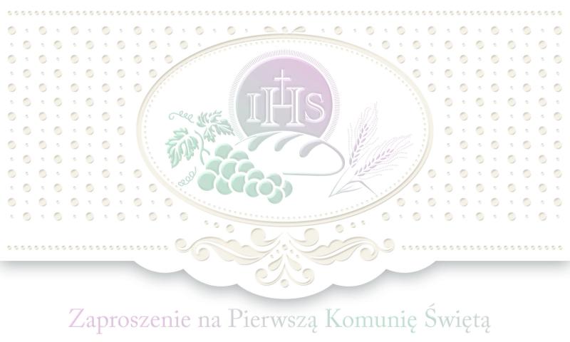 ZAPROSZENIE LUX EDITION Z LUX POLMAK KOMUNIA
