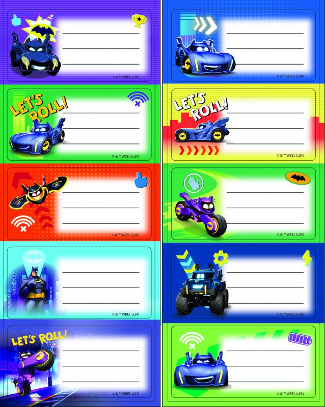 NAKLEJKI NA ZESZYTY PASEK/BATMAN BENIAMIN